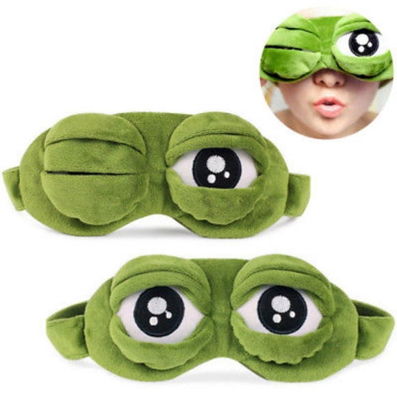 Accessories - 3D Sad Frog Sleeping Mask